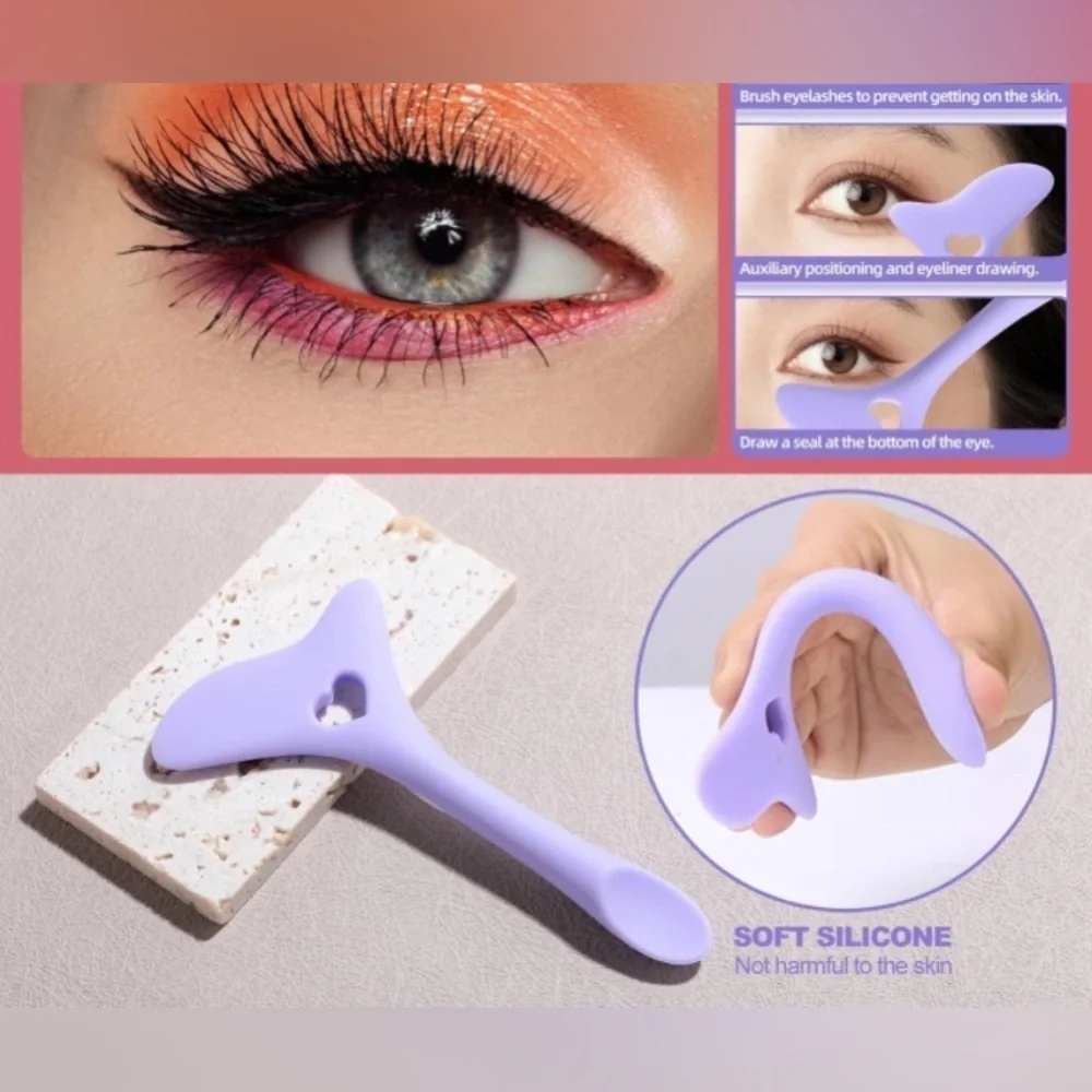 Beautiful Rose Shape Powder Foundation Brush with Eye Makeup Tool